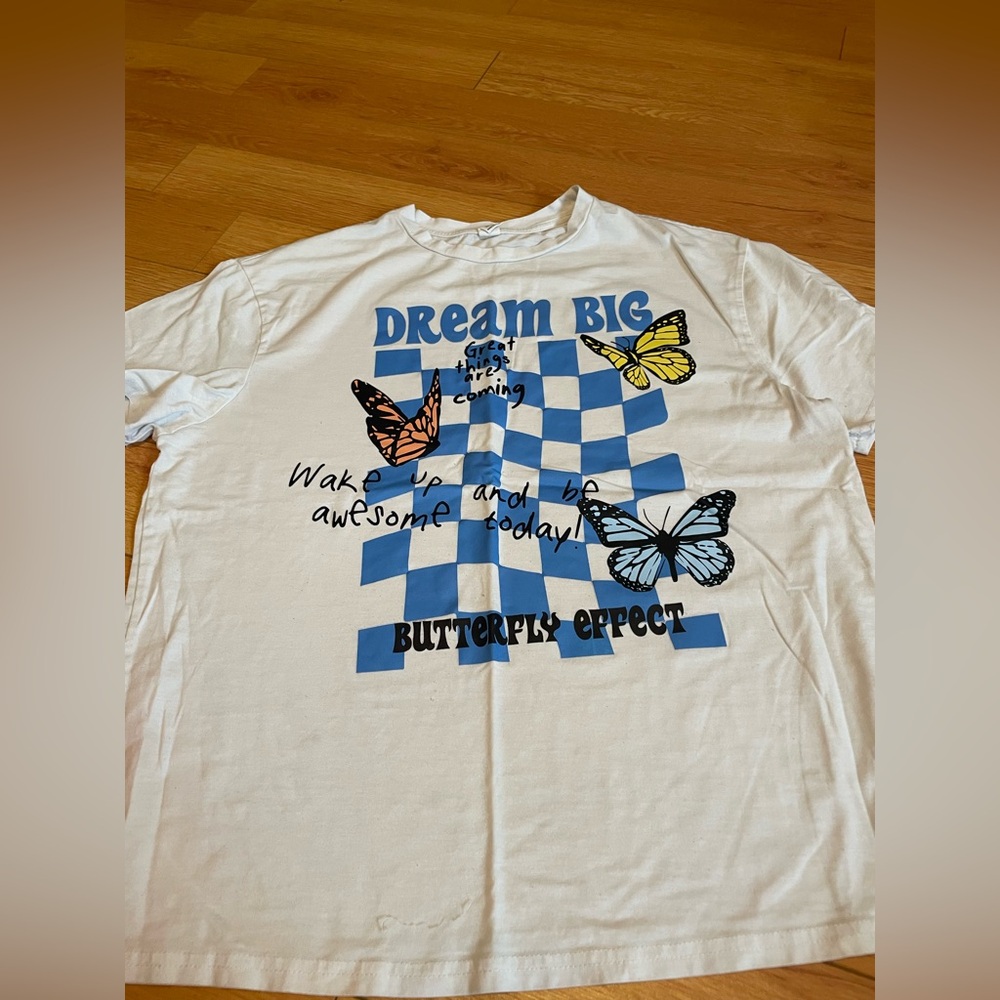 Butterfly Effect Kids White T-Shirt